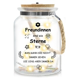 Brmeday Brmeday gifts for women girlfriends, best friend gifts LED bottle light with saying, birthday gift friendship gift