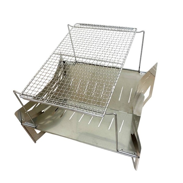 Stainless Steel Wire Mesh That Will Not Fall Off! Maclite Tokyocrafts Custom Parts Stainless Steel Grating Grate Can Be Used on Maclite Bonfire Campfire Campfire Outdoor Activities