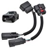 Farpida 2 Pcs Halogen to LED Taillight Conversion Harness Converter