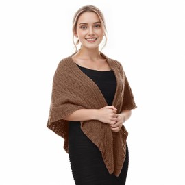 Women Winter Warm Scarf Medieval Vintage Knitted Cosy Wrap Shawl Warm Ladies Sweater Triangular Scarves Cape