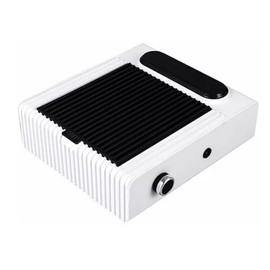 NOVAKA Aspiradora De Manicura Profesional, Colector de Polvo de Uñas, Extractor de 80 W con Filtro Reutilizable y Fuerte Succión, Extractor de Polvo de Ventilador de Uñas para Uñas Acrílicas (blanco)