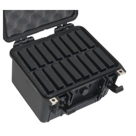 Case Club Case Fits 16 Seagate STGX Model Hard Drive in a Hard-Shell Case, Protective, Pressure Valve, Folding Handle, Waterproof, Crushproof Case