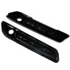 Black Saddlebag Outer Lid Hinge Latch Covers For Harley Touring