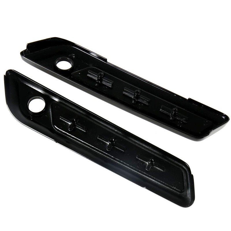 Black Saddlebag Outer Lid Hinge Latch Covers For Harley Touring