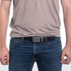 Mission Belt Mens Ratchet Leather Belt - No Holes, 40mm,