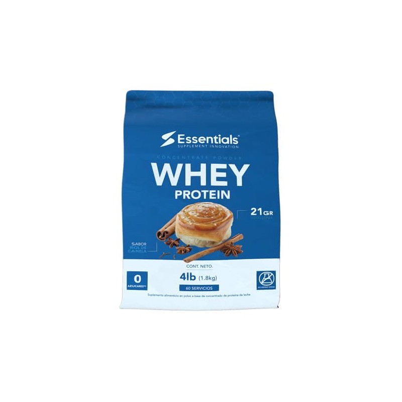 100% Whey Proteína Concentrada de suero de leche | Essentials