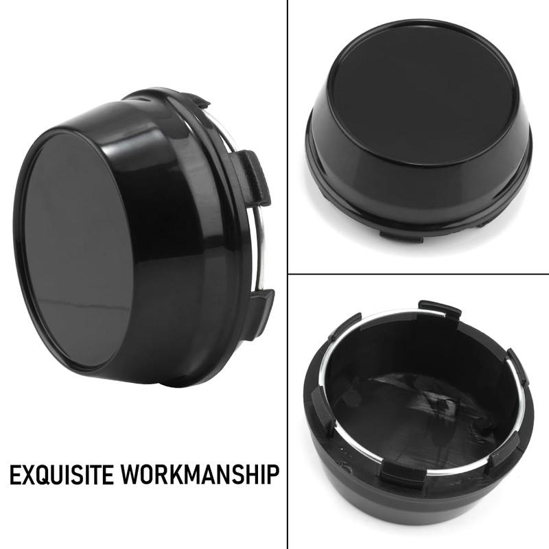 RhinoTuning Wheel Hub Caps Outer 66 mm Inner 61 mm