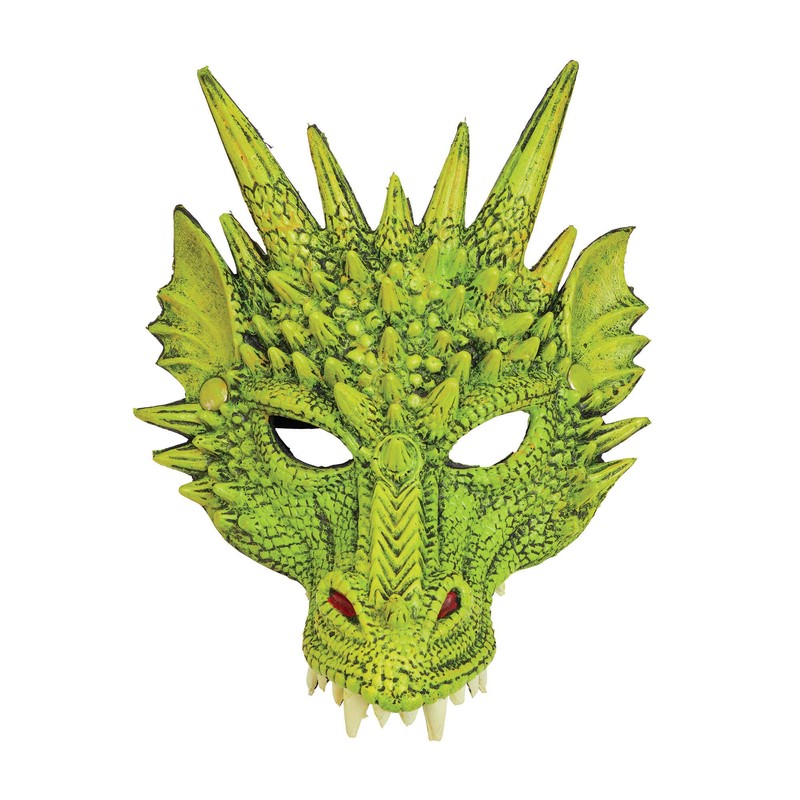 Bristol Novelty BM552 Dragon Mask Red, Men, Women, One Size