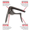 Trigger Fly Capo Curved Gun Metal