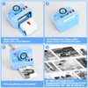 Yosfeng Kids Instant Print Camera Paper - 6 Rolls, 57x30mm