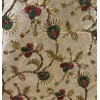 wowfabric4less123 Red Green Gold Yellow Embroidery Dupioni Fabrics 48” Width