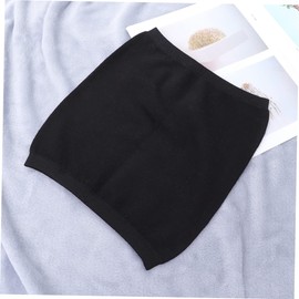 BESPORTBLE Pcs Elastic Waist Belt for Pregnancy Tight Fitting Warm Wool Waistband Stomach Protector Black