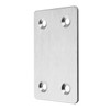 TOPPROS Pack of 20 Flat Metal Straight Brace Bracket 0.06inch