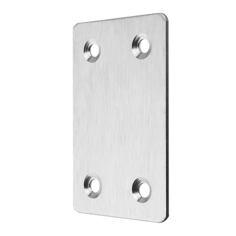 TOPPROS Pack of 20 Flat Metal Straight Brace Bracket 0.06inch