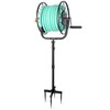 Favormony 2025 Garden Hose Reel - Heavy Duty Outdoor Turntable