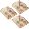 3-Pack 28"x20" - Extra Large Food Covers for Outside, Pop-Up