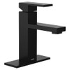 Moen Revyl Matte Black One-Handle Single Hole Modern Bathroom Sink