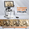7" LCD Digital Microscope 1200X for Adults,12MP 1080P Solding USB