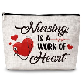 Levitatinyear Nurse Cosmetic Bag, Nursing Bags for Nurses, Nurse Appreciation Gifts for Women, Thank You Gift for Nurse, Nursing Student Graduation Gifts, Birthday Retirement Nurses Week Gifts -40