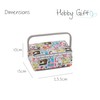 Hobby Gift Sewing Box, Small, Rectangular, Sewing Machines