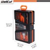 WELLCUT 44 pcs Universal Ratchet and Screwdriver Bit Set with