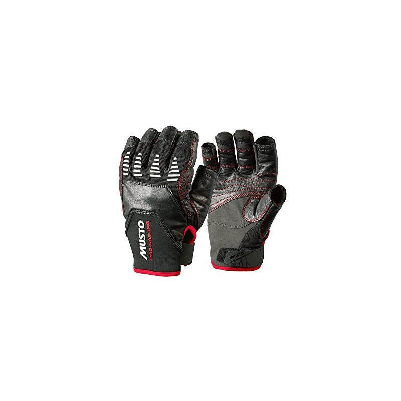 Musto Evolution Sailing Short Finger Gloves - Black XS