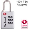TSA Approved Luggage Locks Suitcase Locks with Indicator Open Alert