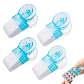 4Pcs Pill Popper for Blister Packs,Portable Pill Taker Remover,Blister Pack Opener,Easy to Take Pills Out and Tablet Dispenser Tool for Elderly, Travel, Arthritis Patients