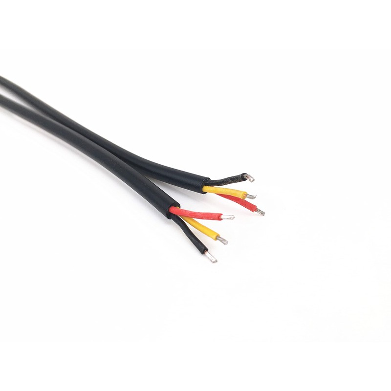 HUALAND 6 Pair Black 3 Pin Waterproof Connector，Waterproof Male Female