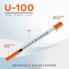 U-100 1mL/cc 29G 1/4" (6mm) Lab Syringes, Individually Wrapped, Pack