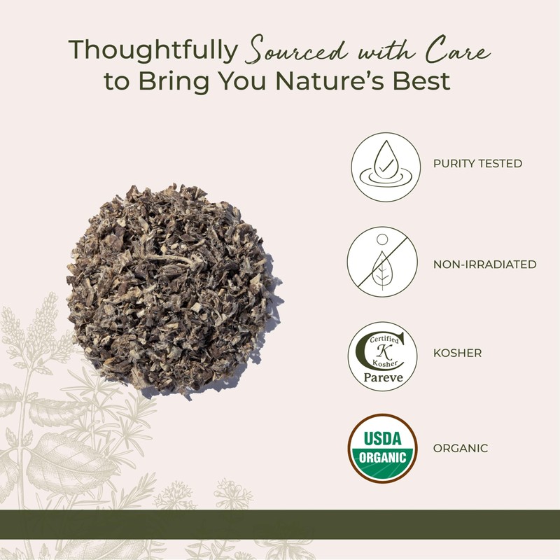 Starwest Botanicals Organic Marshmallow Root - Dried Herb for Tea,