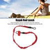 2Pcs Kayak Paddle Leash Nylon Rubber Corrosion Resistant Stretchable Anti