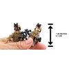 Battle Brick 1.6 Inches Tall US Army Rangers Custom Minifigures|