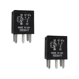 Sylvil 2 PCS Power Relay, 5 Pin Multi Purpose Auto Fuel Pump Relay, G8V-RH-1C7T-R-DC12 Automotive Relay, High Performance Electrical System Electromechanical Relay Replacement