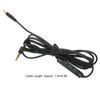 Replacement Headphone Cable, Sound Control Buttons, 3.5mm to 2.5mm Male