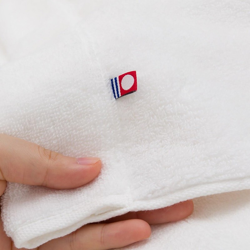 NITORI 7771858 Imabari Fluffy Bath Towel, White