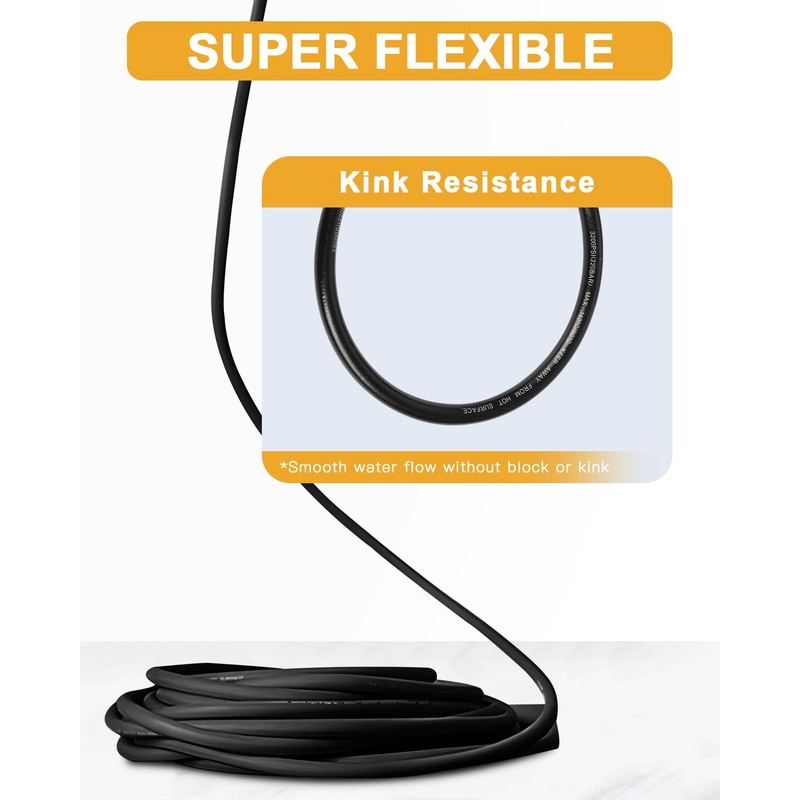 OCPTY 3200 PSI Pressure Washer Hose 50 ft Kink Resistance,