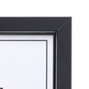 Malden International Designs Wooden Document Frame, 8.5x11, Black