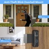 Anti-Theft Blink Doorbell Mount, No Drill Mounting Bracket Only Compatible