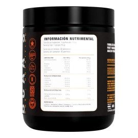 Bcaa Amz Glutamina L-carnitina 30 Servicios Los Sabore Sabor Naranja