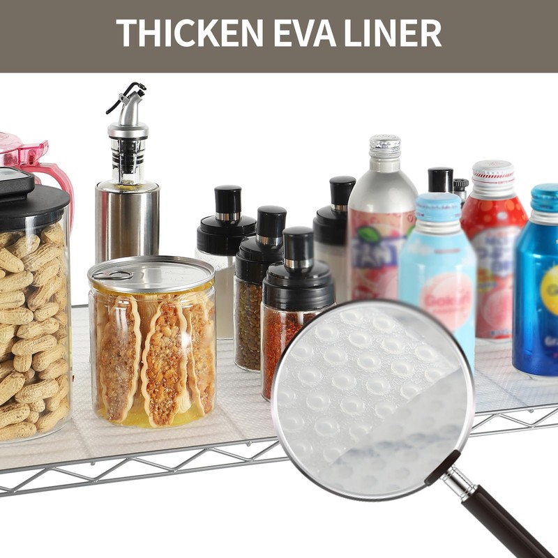 Pantry Shelf Liners for Wire Shelving: 11.5 Inch Wide Thick