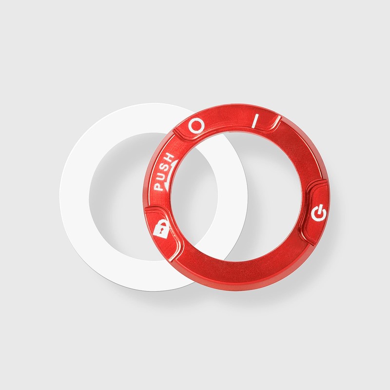 WOOGA Ignition Switch Decorative Ring Ignition Switch Ring Circle Keyhole