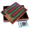 LOGOPLAY Cribbage - Card Game with Counting Board Made of