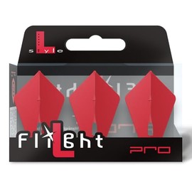 1 SET L STYLE CHAMPAGNE DART FLIGHTS ASTRA RED