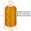 New brothread - Single Huge Spool 5000M Each Polyester Embroidery