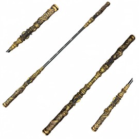 crafthand Game Black Myth: Wukong Stretchable Life-Size Ruyi Golden Bang Martial Arts Weapon 62.9'' Monkey King Action Figure Cosplay Props Collection Weapon Desktop Display Decoration