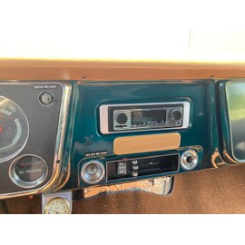 67-72 CHEVY TRUCK BILLET MODERN RADIO BEZEL SINGLE DIN