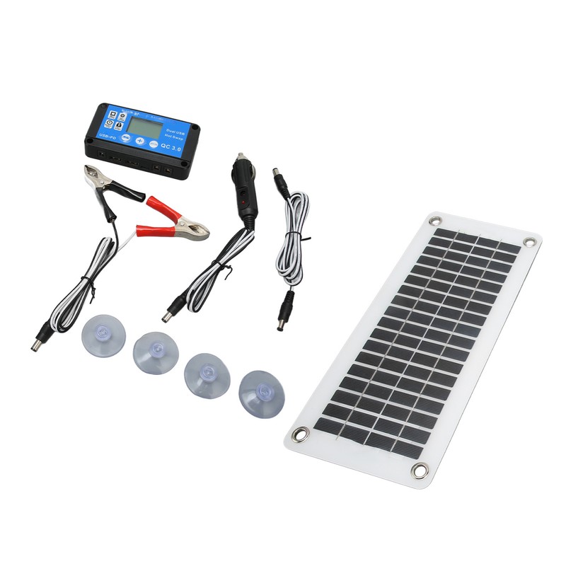 12V 30W Solar Panels Kit Portable Solar Panel Module with