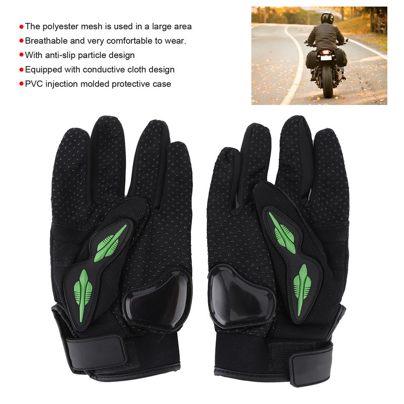 Pair Riding Gloves Outdoor Touch Screen Motorcycle Racing for Men