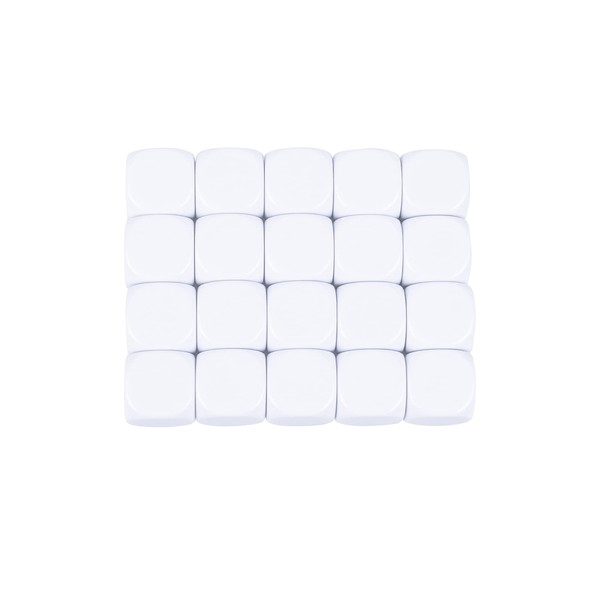 KAIHENG 20mm Acrylic Dice with Smoothed Surface Six Sided Dice